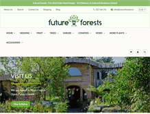 Tablet Screenshot of futureforests.ie